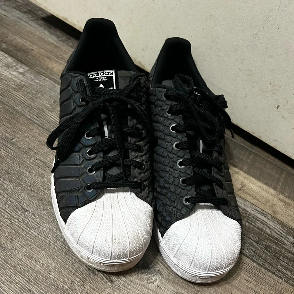Adidas Superstar Xeno 2015 Men’s Black iridescent Reflective sneaker